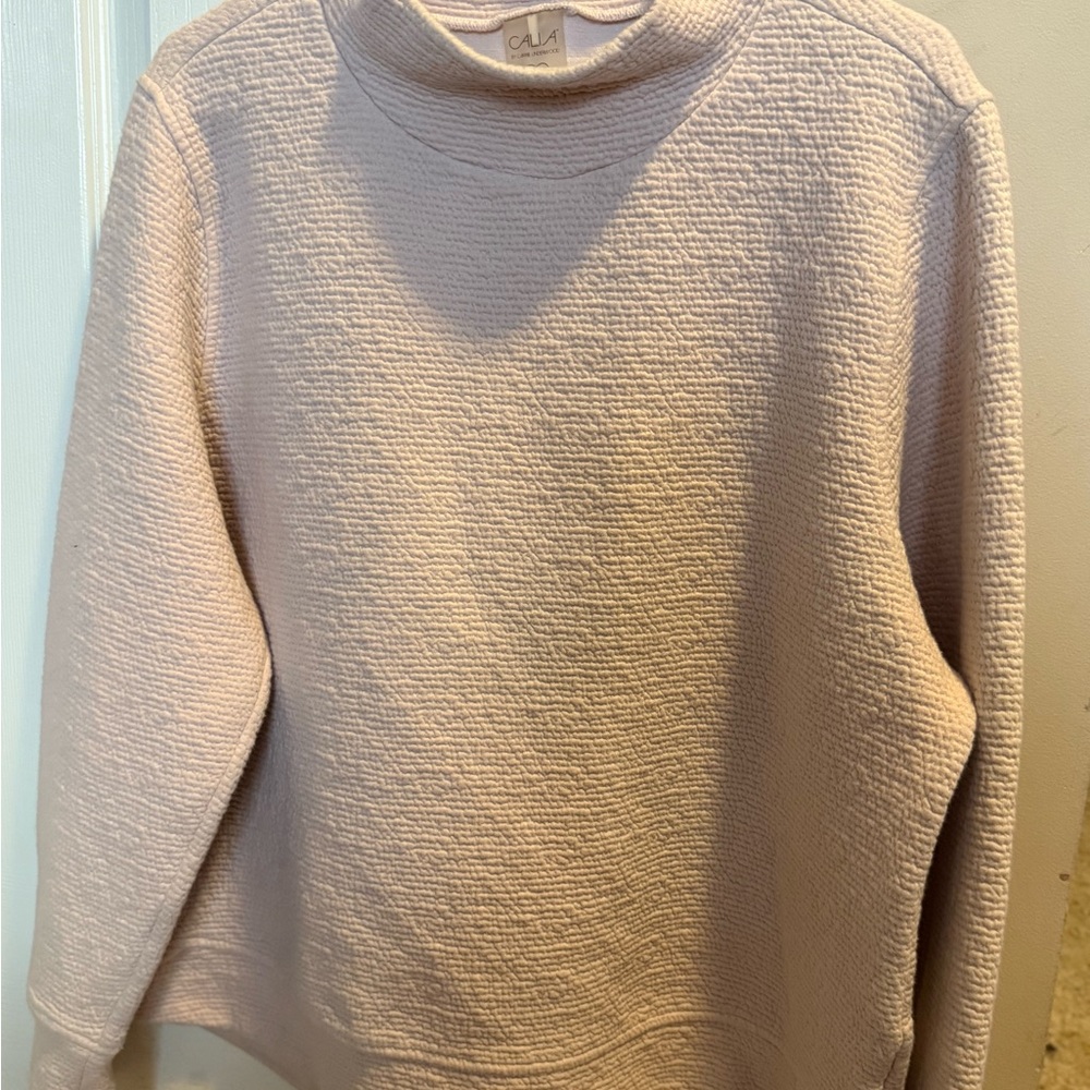 Cream Cowl Neck Sweater Cozy and Textured